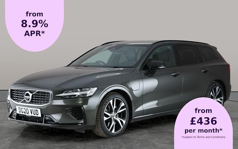 Grey Used 2020 Volvo V60 R-Design Estate | £24,263 - Image 1/2