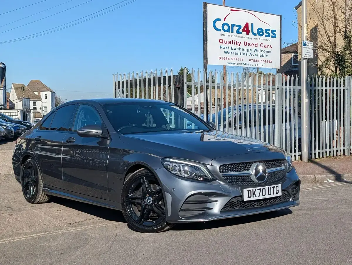 Used Mercedes C220 AMG Line Premium 194 HP (142 kW) 2021 Grey Sedan