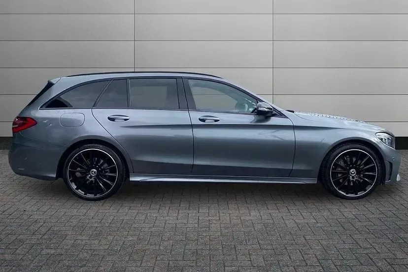 Used Mercedes C200 AMG line 195 HP (143 kW) 2021 Grey Estate