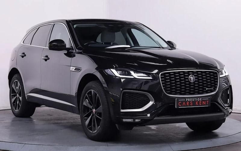 Black Used 2022 Jaguar F-Pace R-Dynamic SUV | £30,350 (Good price) - Image 1/4