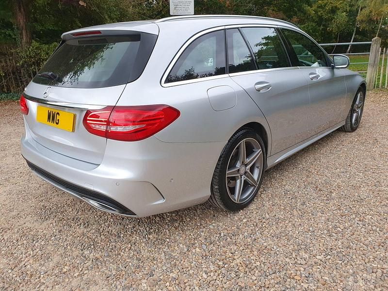 Used Mercedes C250 AMG line 2016 Silver Estate