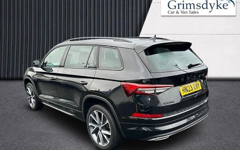Used Skoda Kodiaq SportLine 190 HP (139 kW) 2023 Black SUV