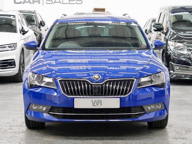 Used Skoda Superb SE L Executive 150 HP (110 kW) 2018 Blue Estate