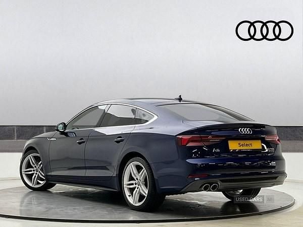 Used Audi A5 S-Line 2019 Blue Coupe