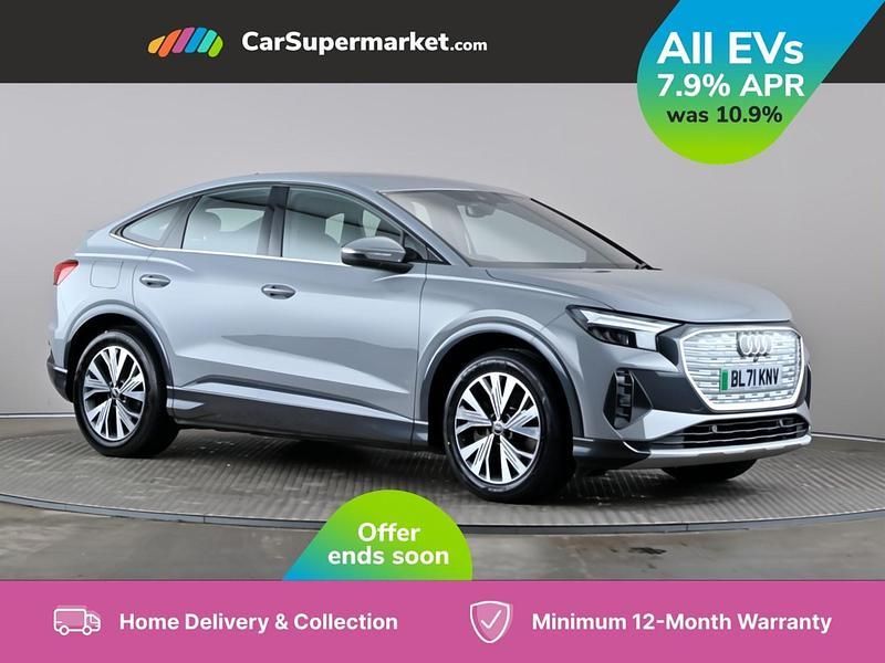 Grey Used 2022 Audi Q4 e-tron Sport SUV | £24,697 (Super price) - Image 1/4