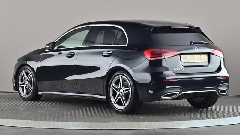 Used Mercedes A220 AMG line 190 HP (139 kW) 2020 Black Hatchback
