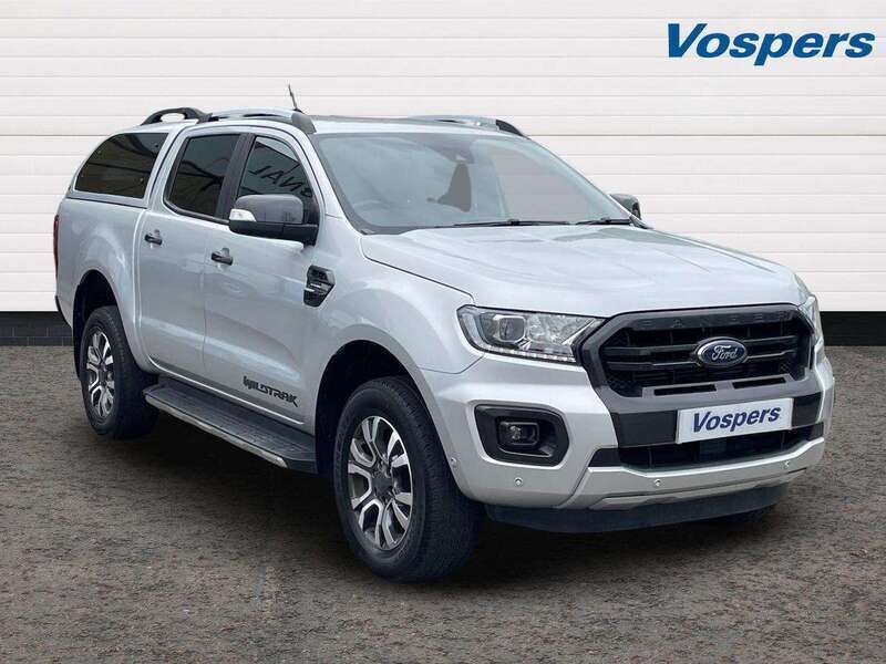 Silver Used 2022 Ford Ranger Wildtrack Pickup | £26,034 (Fair price) - Image 1/3
