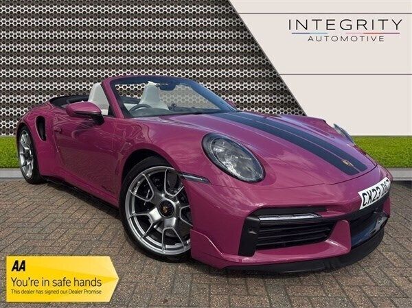 Pink Used 2023 Porsche 911 Turbo S Cabriolet Cabriolet | £180,995 - Image 1/1
