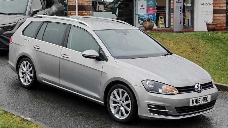 Silver Used 2015 VW Golf VII GT Estate | £13,495 (Expensive) - Image 1/4