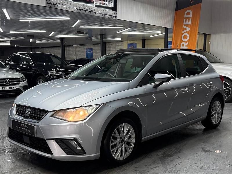 Used Seat Ibiza Design 95 HP (69 kW) 2018 Silver Hatchback