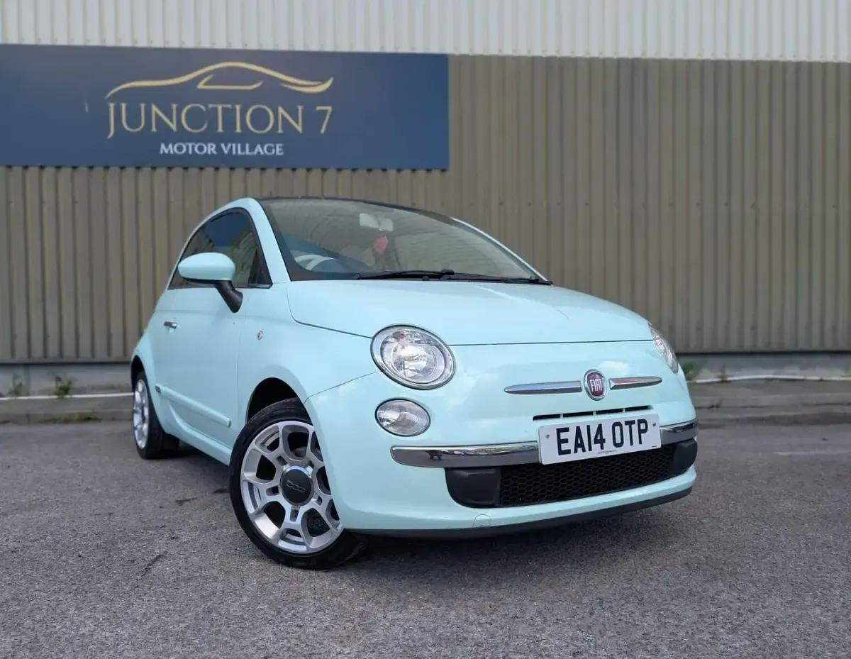 Used Fiat 500 Lounge 69 HP (50 kW) 2014 Green Hatchback