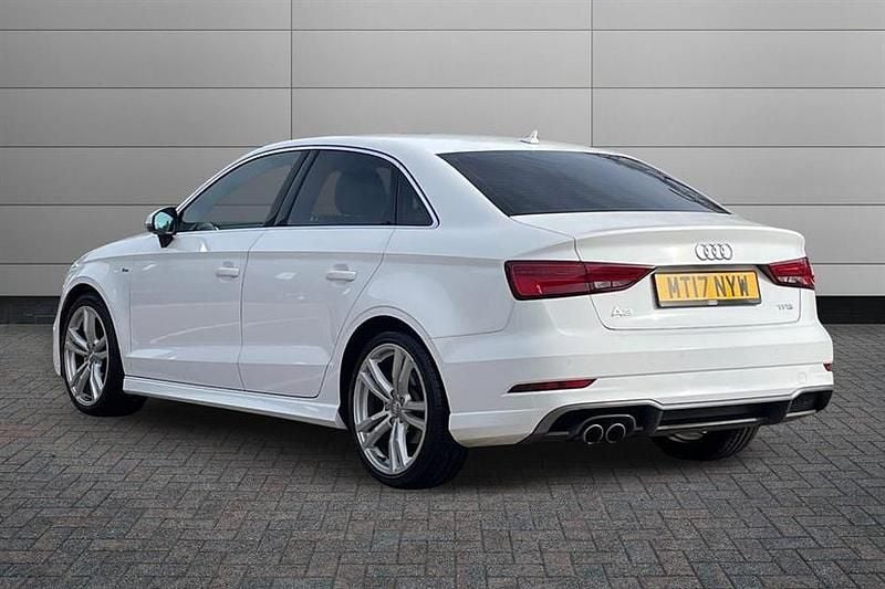 Used Audi A3 S-Line 150 HP (110 kW) 2017 White Sedan