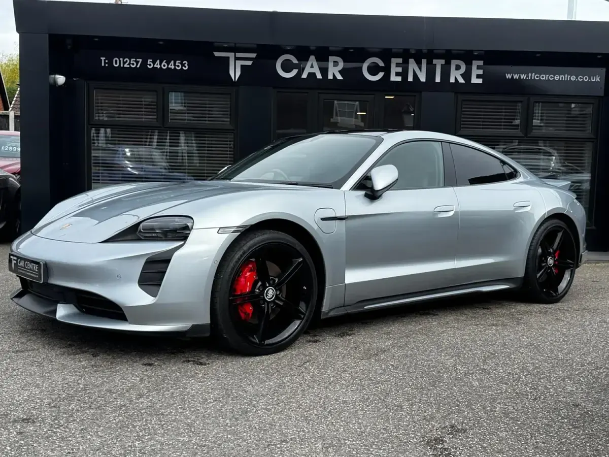 Used Porsche Taycan Performance Package 419 kW (571 HP) 2020 Silver Sedan