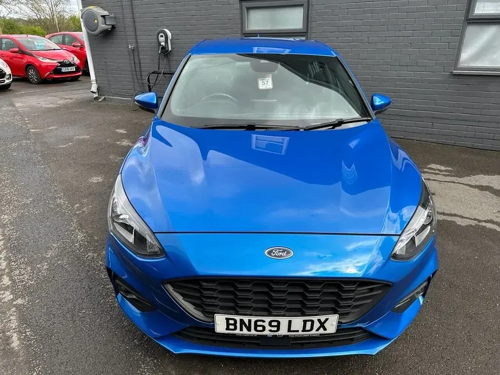 Used Ford Focus ST-Line 125 HP (91 kW) 2020 Blue Hatchback