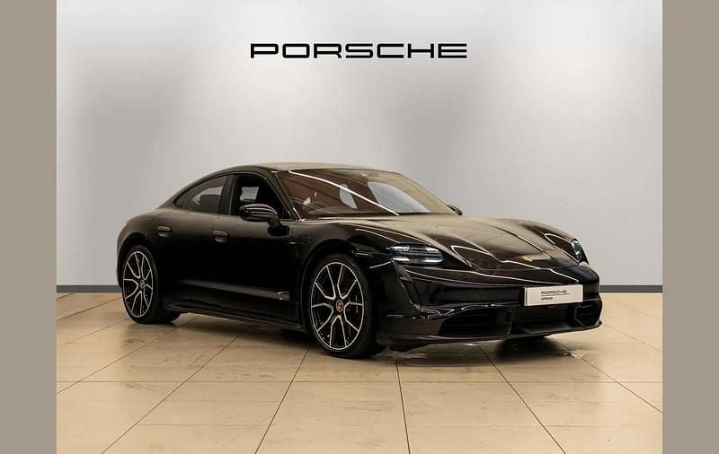 Black Used 2023 Porsche Taycan Sedan | £79,490 (A bit pricey) - Image 1/4