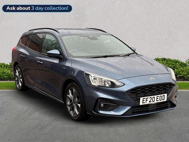 Blue Used 2020 Ford Focus ST-Line Estate | £11,999 (Fair price) - Image 1/4