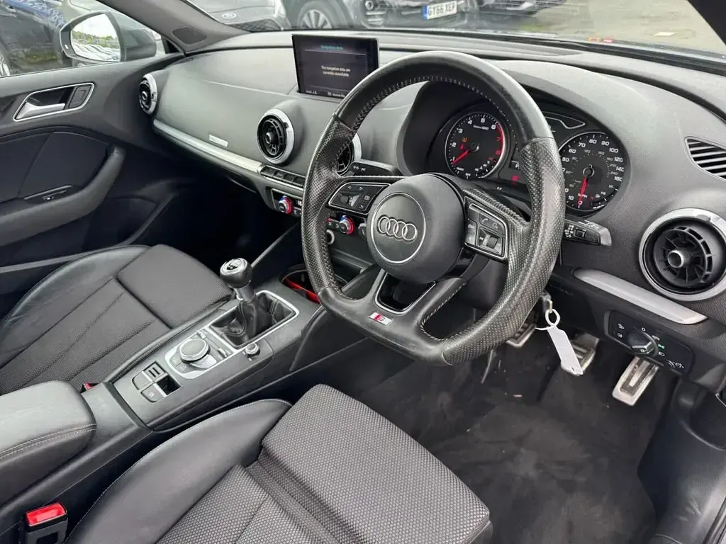 Used Audi A3 S-Line 150 HP (110 kW) 2016 Grey Hatchback