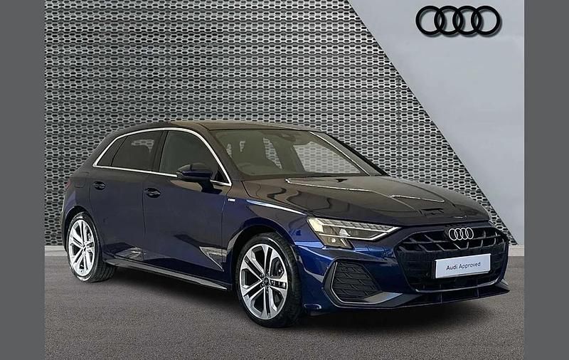 Used Audi A3 S-Line 147 HP (108 kW) 2025 Blue Hatchback