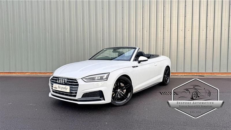 White Used 2019 Audi A5 Cabriolet S-Line Cabriolet | £15,475 (Fair price) - Image 1/4