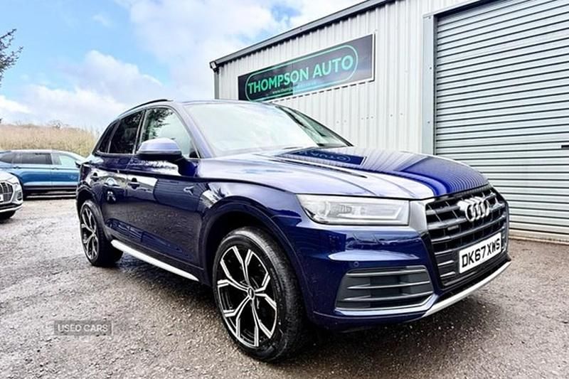 Used Audi Q5 190 HP (139 kW) 2017 Blue SUV