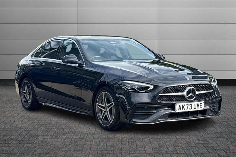 Graphite grey Used 2023 Mercedes C200 AMG line Sedan | £30,595 - Image 1/4