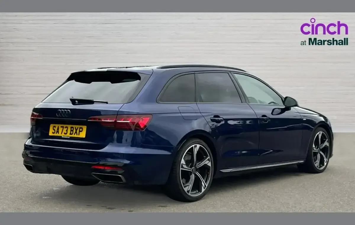 Used Audi A4 Black Edition 150 HP (110 kW) 2023 Blue Estate