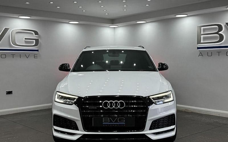 Used Audi Q3 Black Edition 184 HP (135 kW) 2017 White SUV