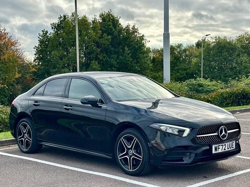 Black Used 2022 Mercedes A250 AMG Line Premium Sedan | £17,990 (Fair price) - Image 1/4
