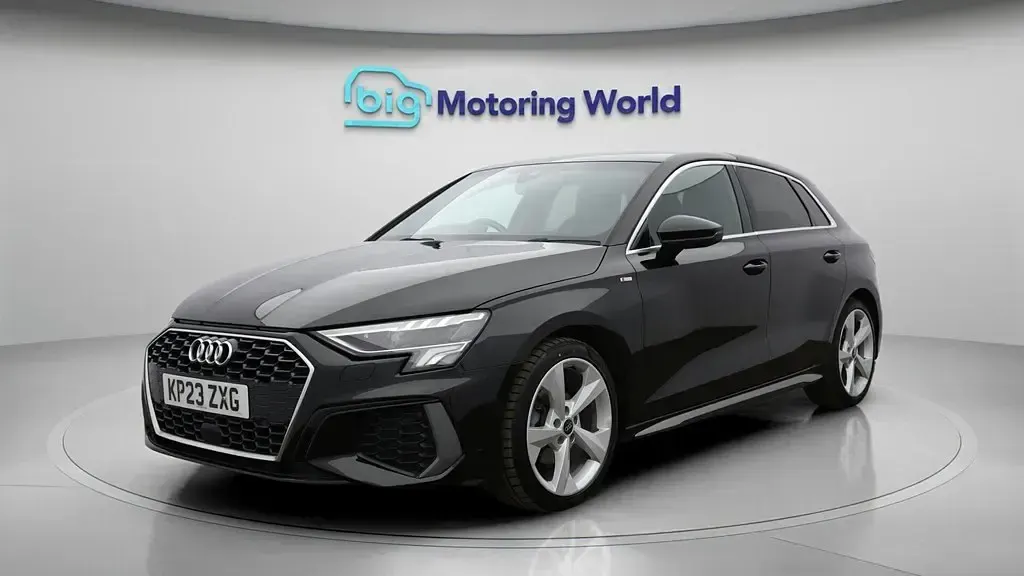 Used Audi A3 Sportback S-Line 150 HP (110 kW) 2023 Black Hatchback