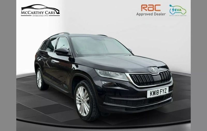 Black Used 2018 Skoda Kodiaq SE L SUV | £16,695 (Good price) - Image 1/4