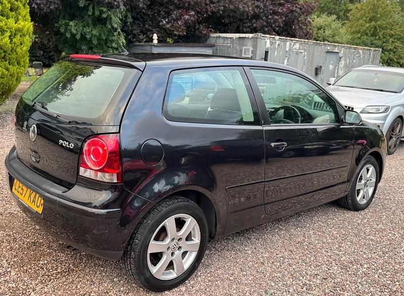 Used VW Polo Match 60 HP (44 kW) 2008 Black Hatchback