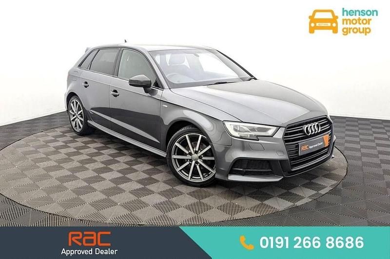 Used Audi A3 Sportback Black Edition 116 HP (85 kW) 2018 Grey Hatchback