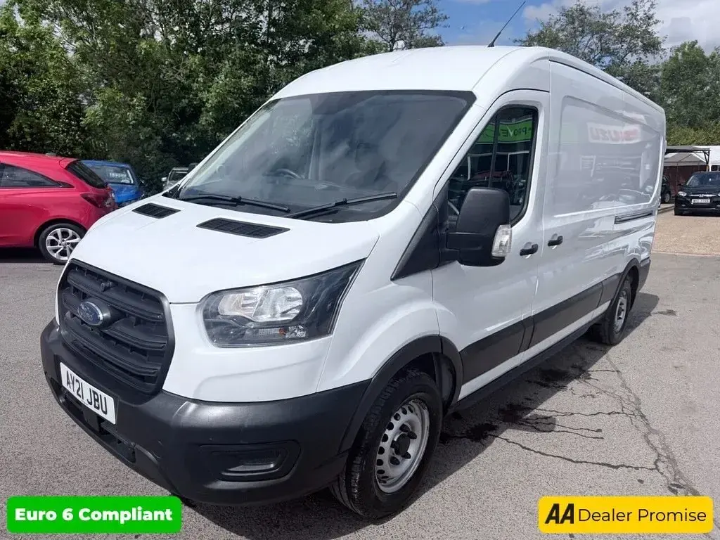 Used Ford Transit 130 HP (95 kW) 2021 White Van