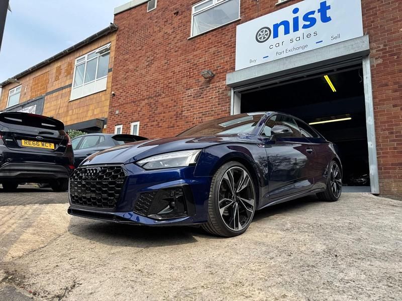 Blue Used 2023 Audi A5 Black Edition Coupe | £24,999 (Super price) - Image 1/4