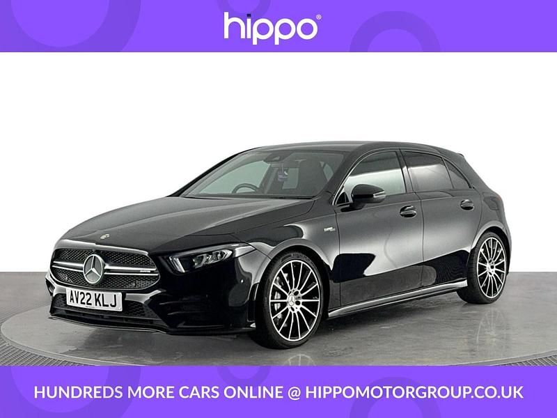 Black Used 2022 Mercedes A35 AMG Executive Hatchback | £24,520 (Fair price) - Image 1/4