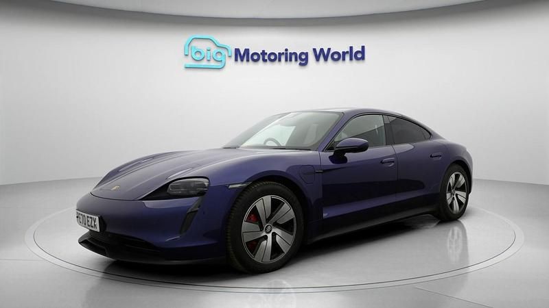 Used Porsche Taycan Performance Package 419 kW (571 HP) 2020 Blue Sedan