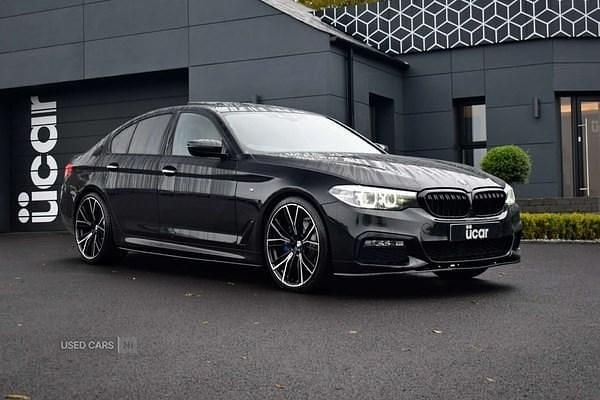 Black Used 2018 BMW 530 M Sport Sedan | £20,650 (Fair price) - Image 1/4