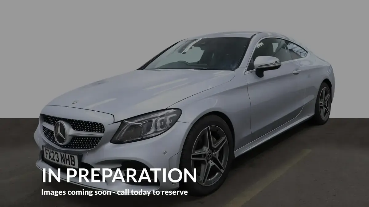 Used Mercedes C220 AMG line 2023 Silver Coupe