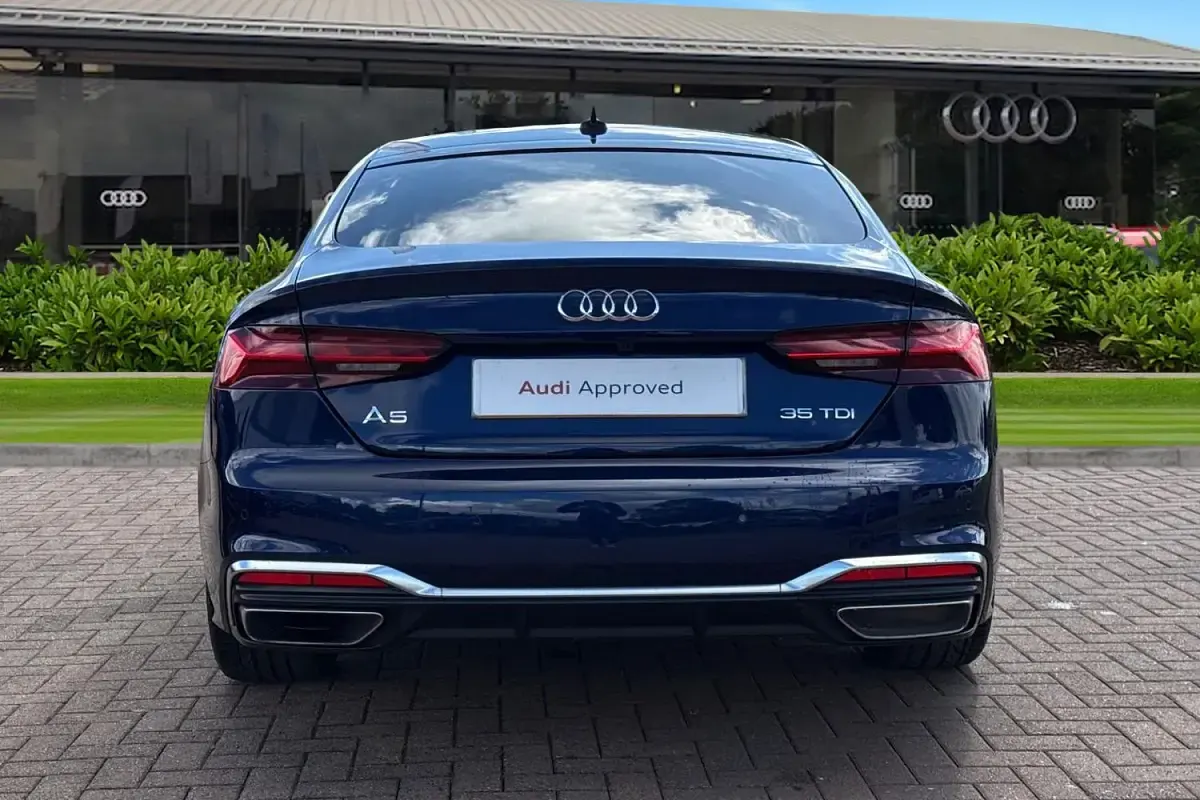 Used Audi A5 S-Line 163 HP (119 kW) 2023 Blue Coupe