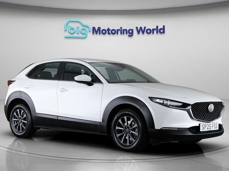White Used 2025 Mazda CX-30 Prime-Line SUV | £19,700 - Image 1/4