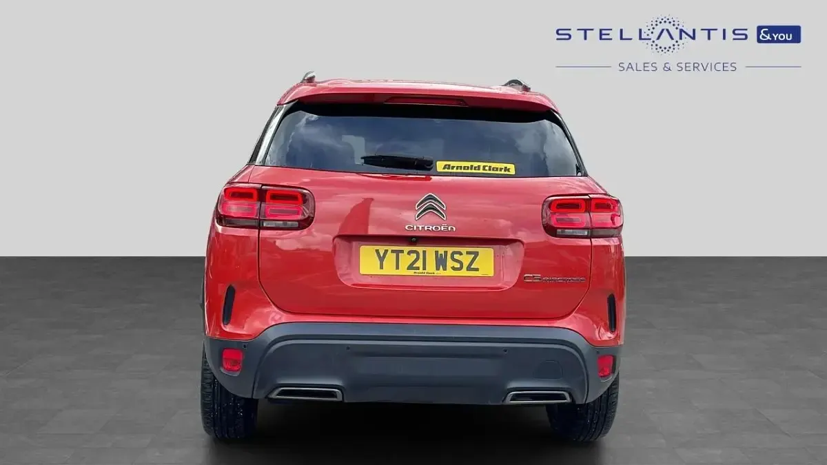 Used Citroën C5 Aircross PureTech 128 HP (94 kW) 2021 Red SUV
