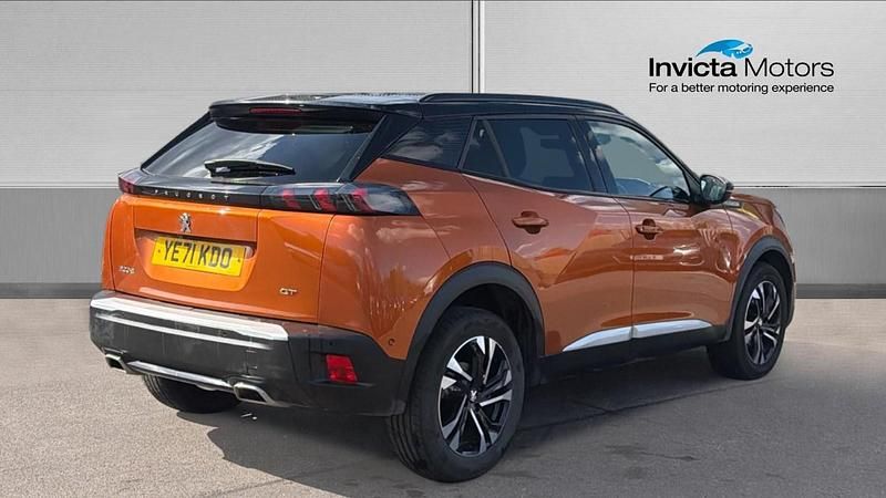 Used Peugeot 2008 GTi 131 HP (96 kW) 2021 Orange fusion metallic SUV