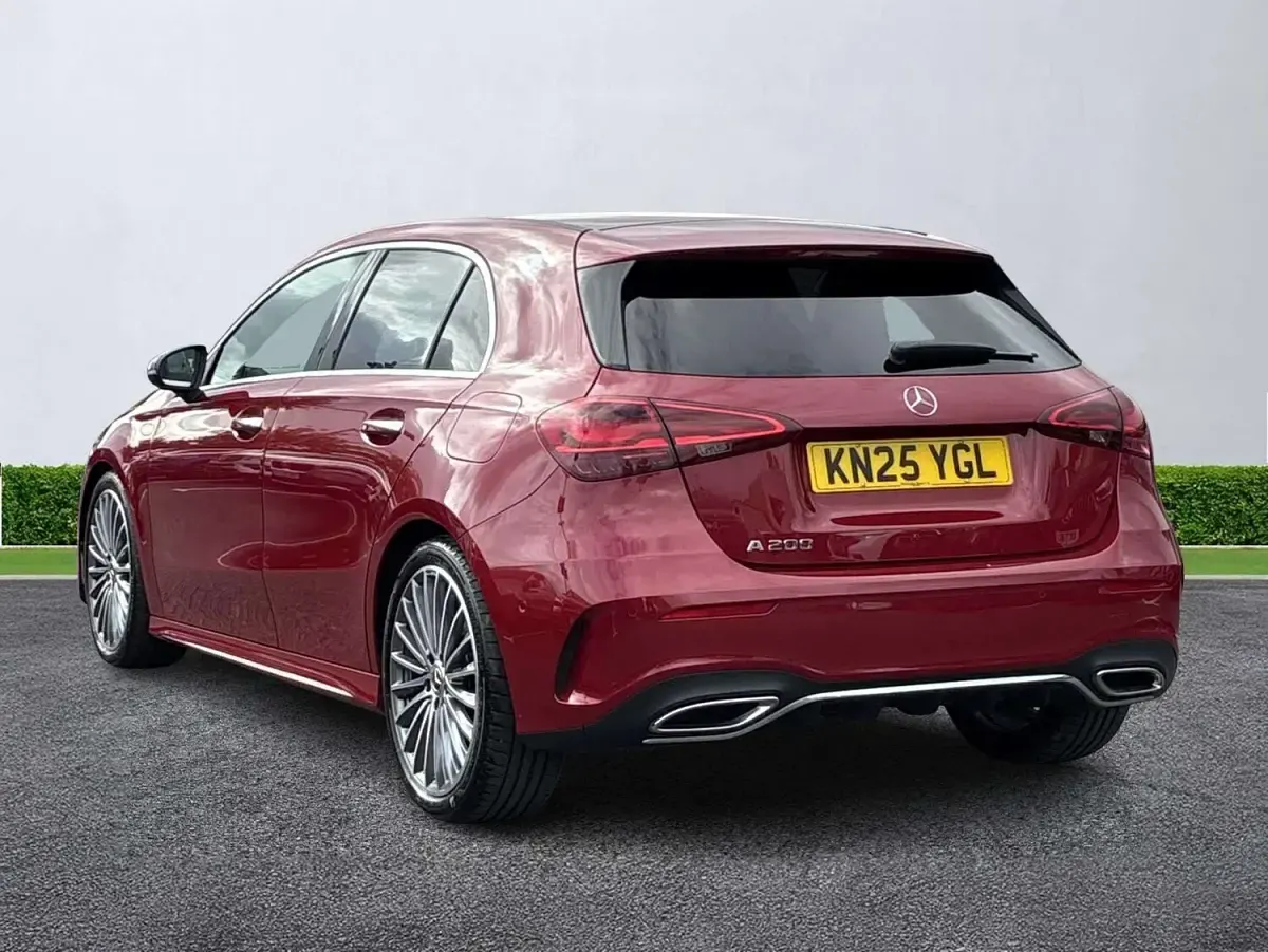 Used Mercedes A200 AMG Line Premium Plus 2025 Red Hatchback