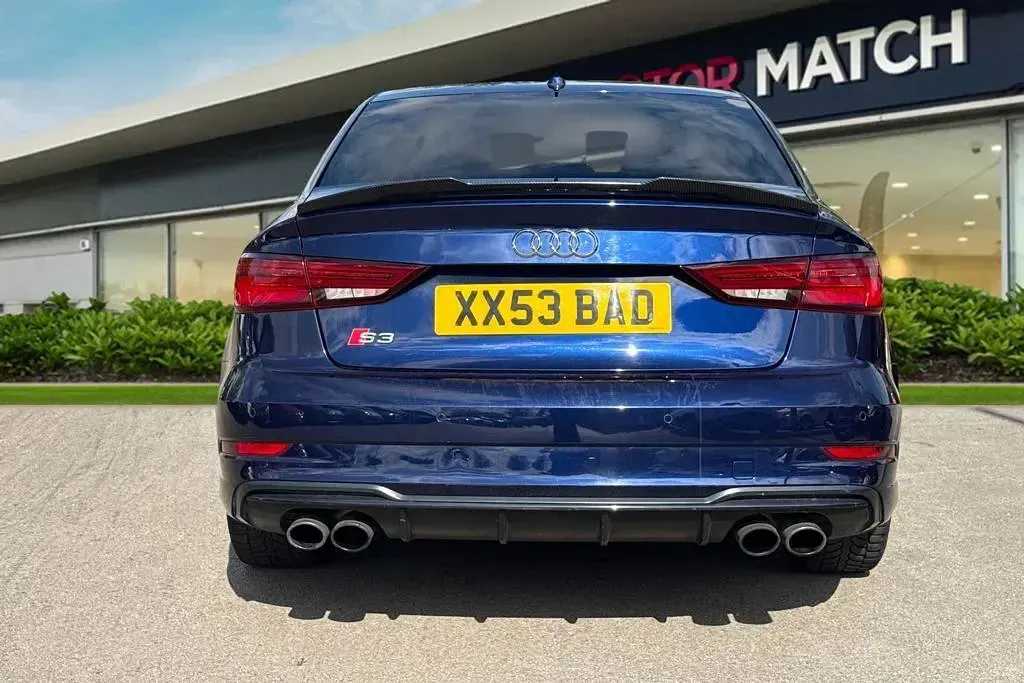 Used Audi S3 Black Edition 2018 Blue Sedan