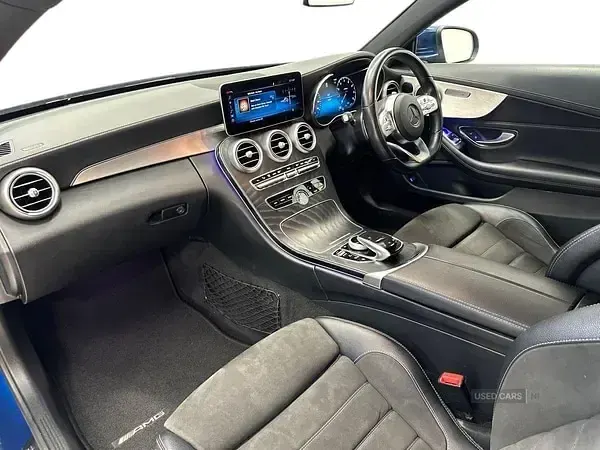 Used Mercedes C200 AMG Line Premium 2019 Blue Coupe