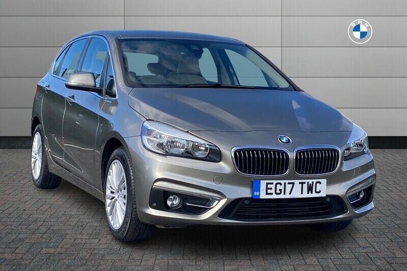 Silver Used 2017 BMW 218 Active Tourer Luxury Line MPV | £11,995 (Fair price) - Image 1/4