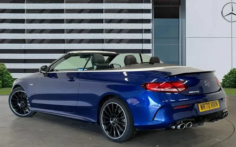 Second-hand Mercedes C43 AMG Premium 390 CP (286 kW) 2020 Albastru Cabrio