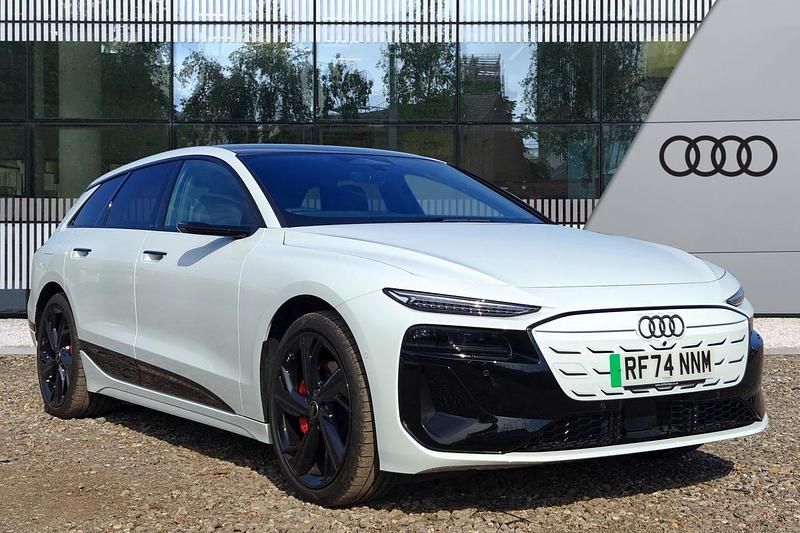 White Used 2025 Audi A6 e-tron Performance Estate | £53,790 - Image 1/4