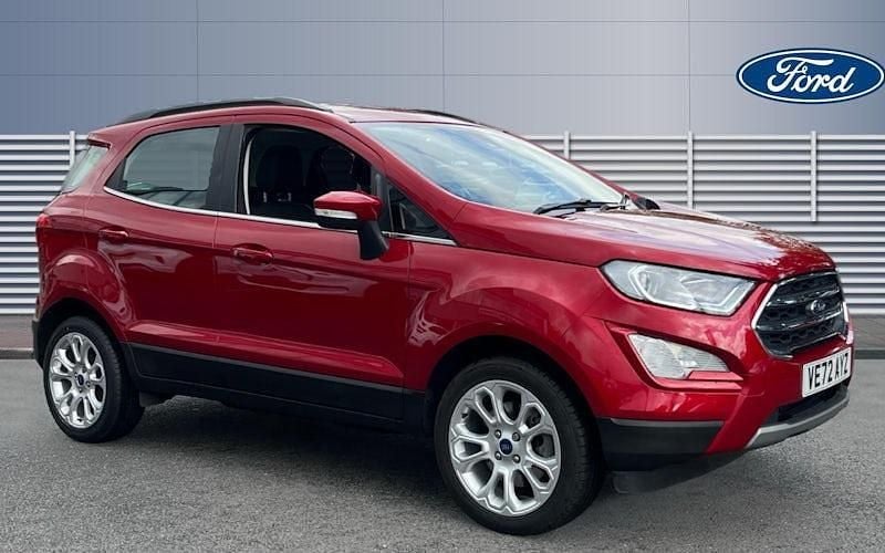 Red Used 2022 Ford Ecosport Titanium SUV | £11,301 (Fair price) - Image 1/4