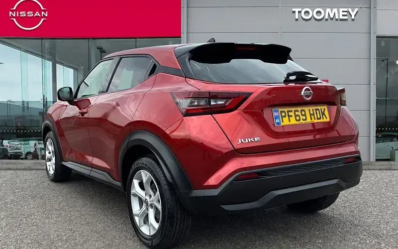 Used Nissan Juke N-Connecta 117 HP (86 kW) 2020 Red SUV